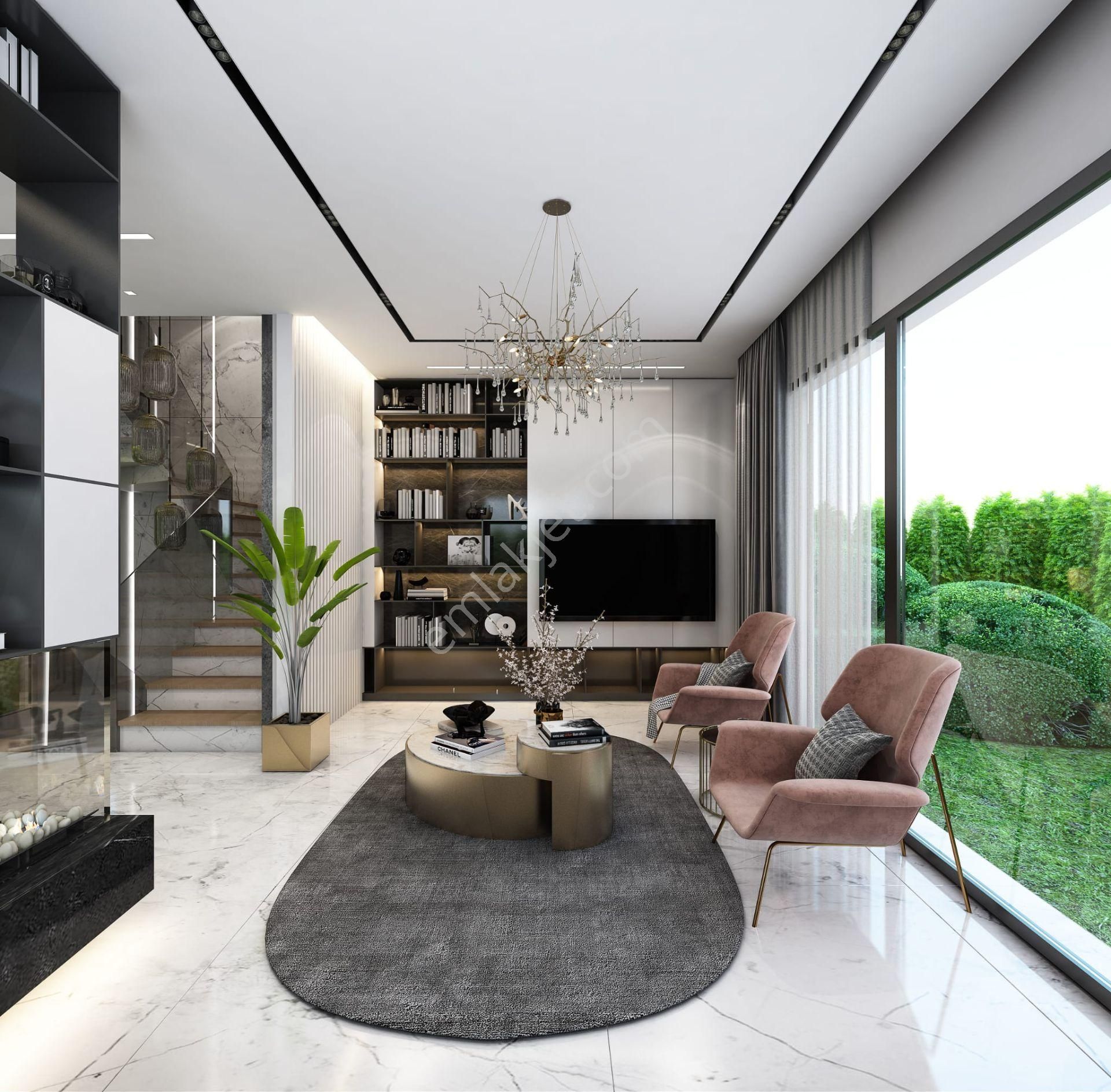 Soğucak'ta Deniz Manzaralı Özel Havuzlu 4+1 Villa - Görsel 17