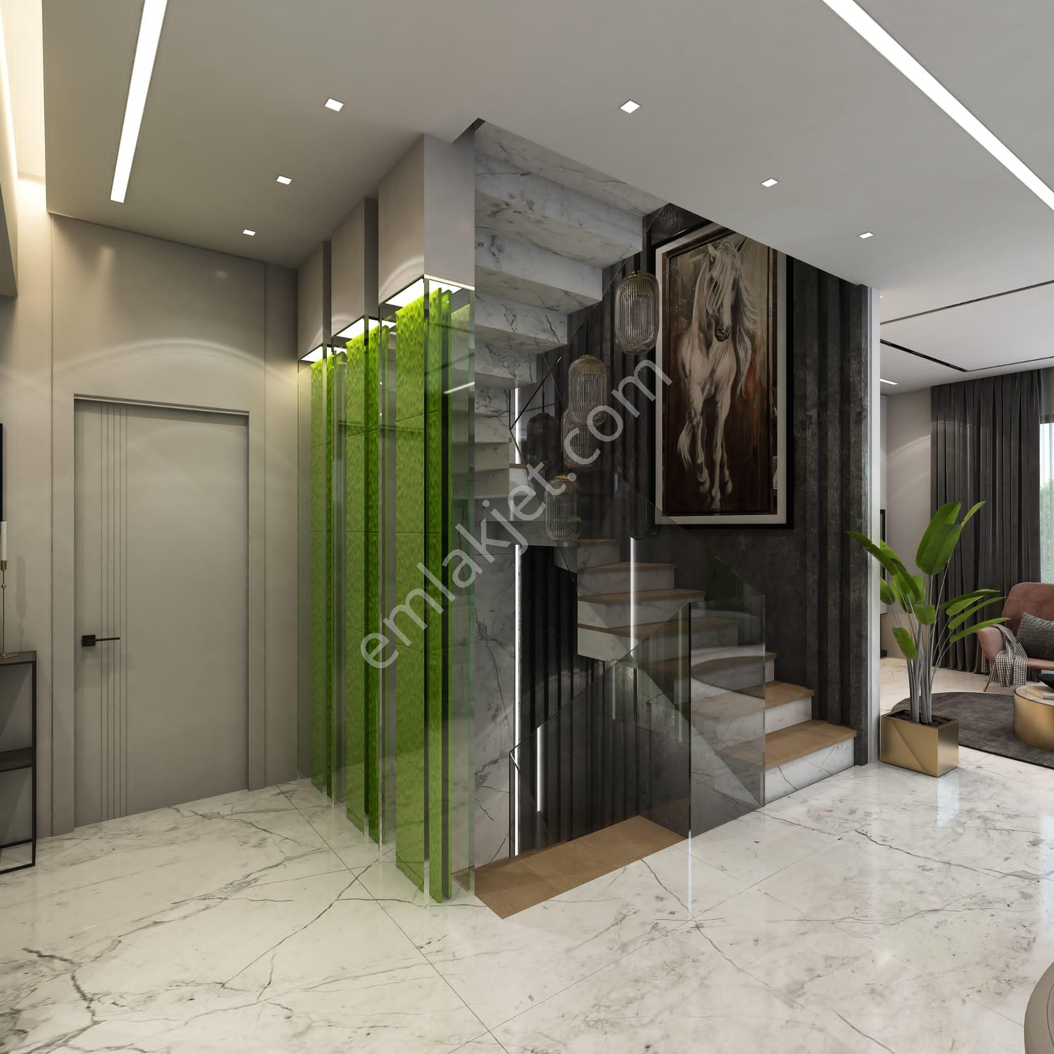 Soğucak'ta Deniz Manzaralı Özel Havuzlu 4+1 Villa - Görsel 16