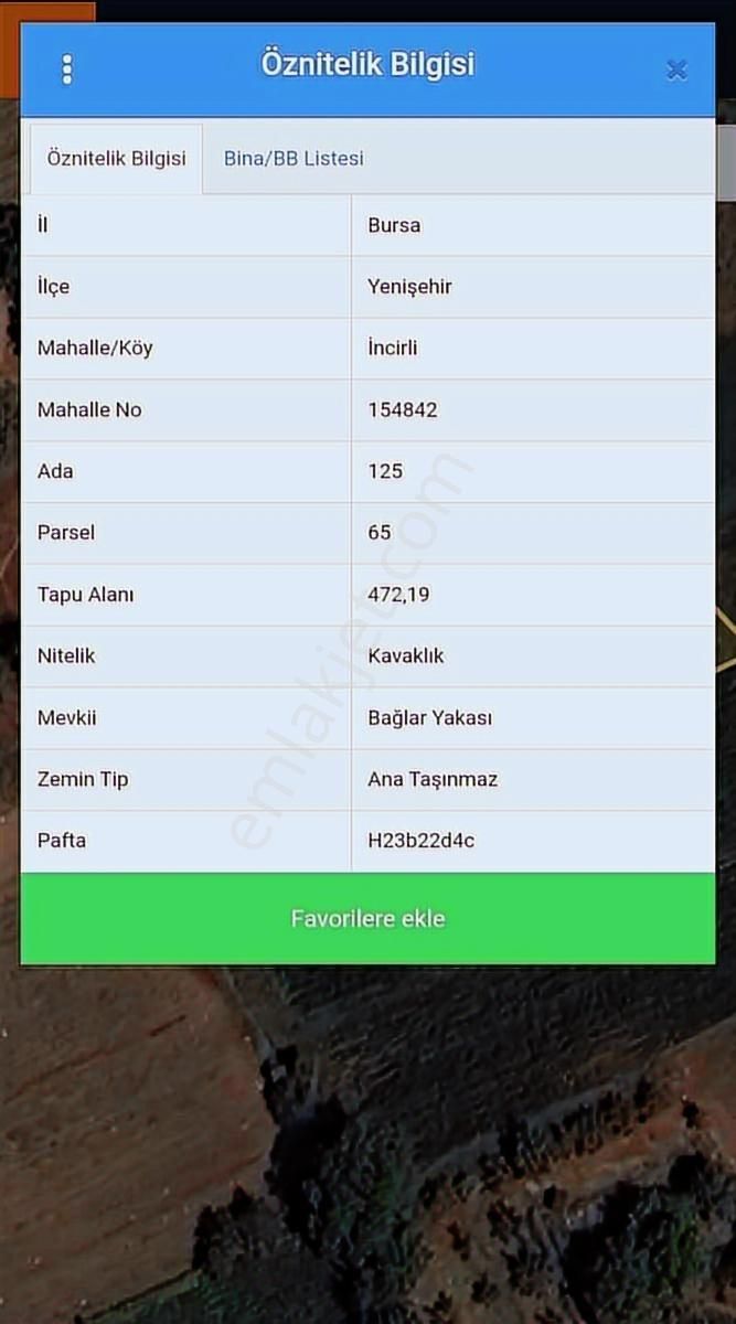Özlem Emlak'tan Yenişehir İncirli Köyü Yatırımlık Fırsat Tarla !