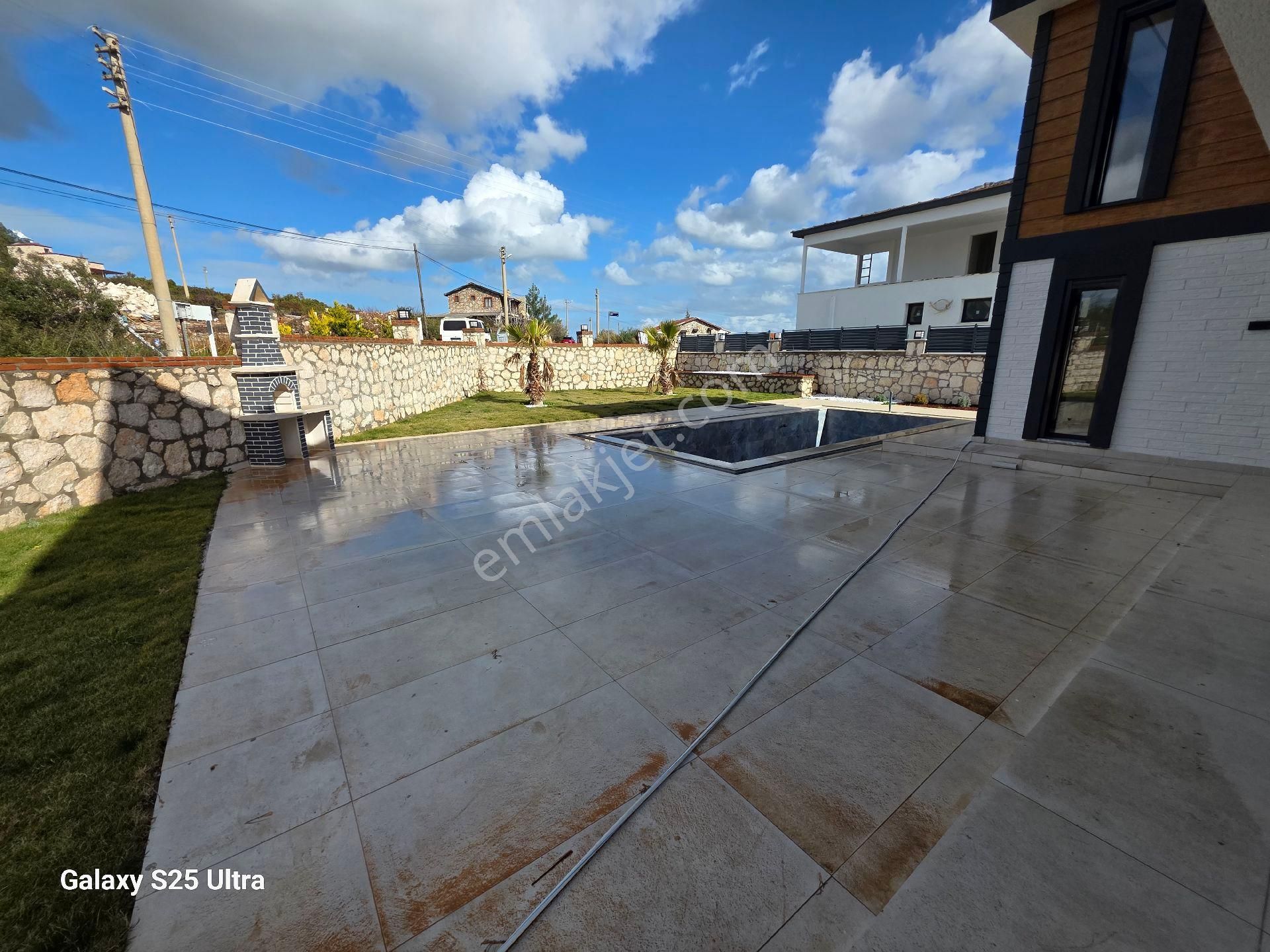 ❗didim’de Şömineli Prestij Villa | Alt Katta Ebeveyn Odası | Köşe Konum Villa 💥 - Görsel 4