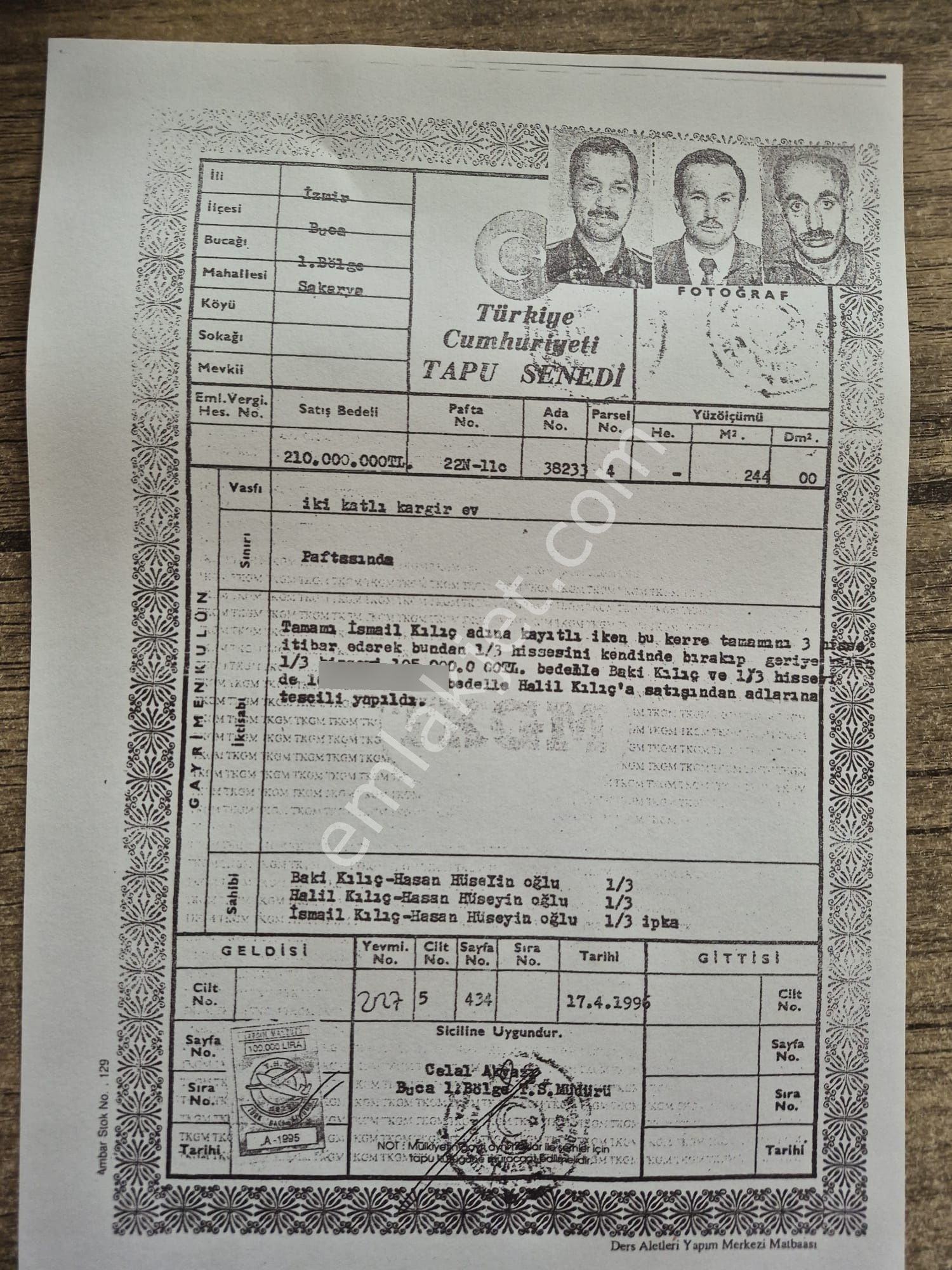 Buca Çaldıran Mah.//benzinlik Yanında Mahallenin Girişinde/244m2 Binanın 3'de1hissesi Satılık.. - Görsel 10