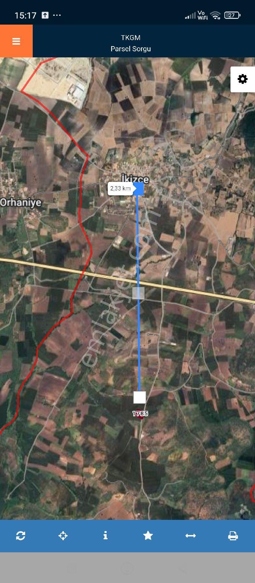 Göl Manzaralı İkizce Mahallesi Satılık 4.550 Mt2 Tarla - Görsel 3