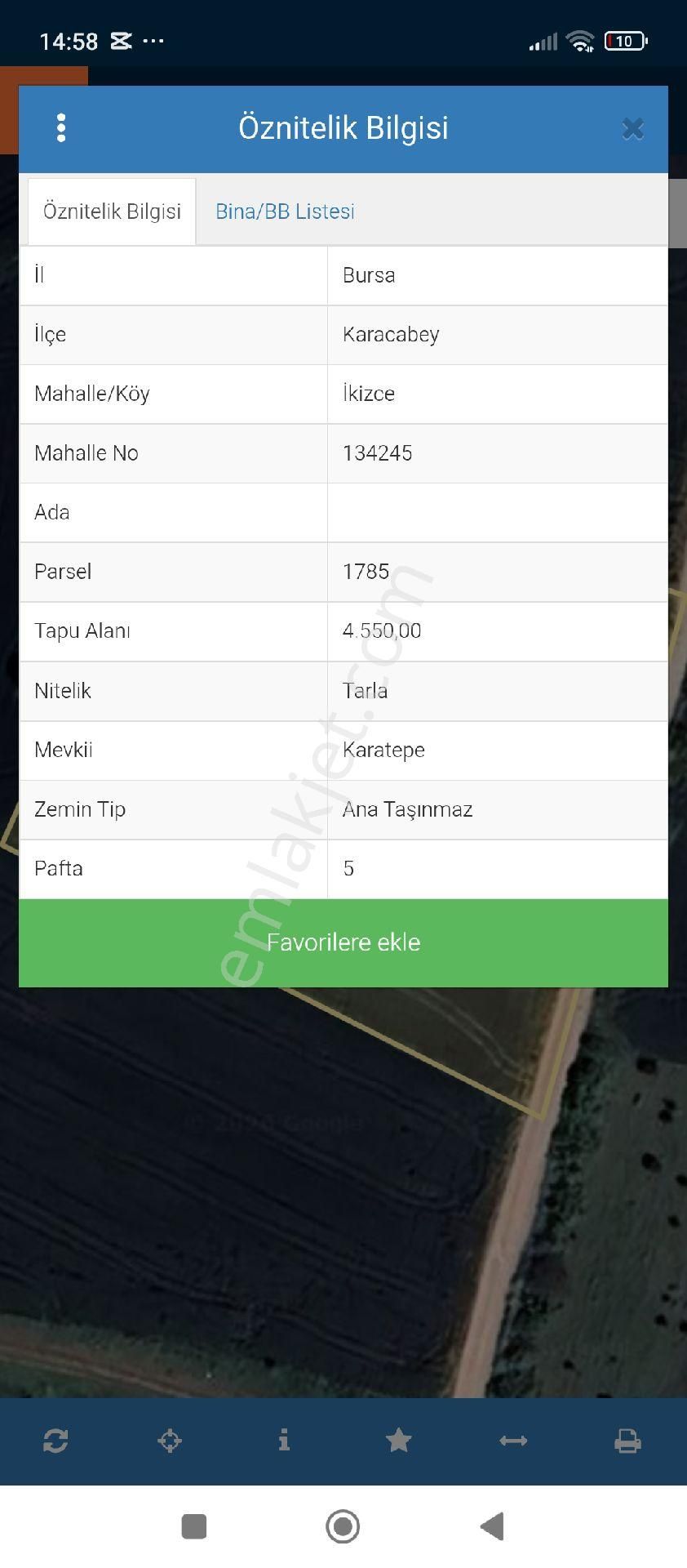 Göl Manzaralı İkizce Mahallesi Satılık 4.550 Mt2 Tarla - Görsel 6
