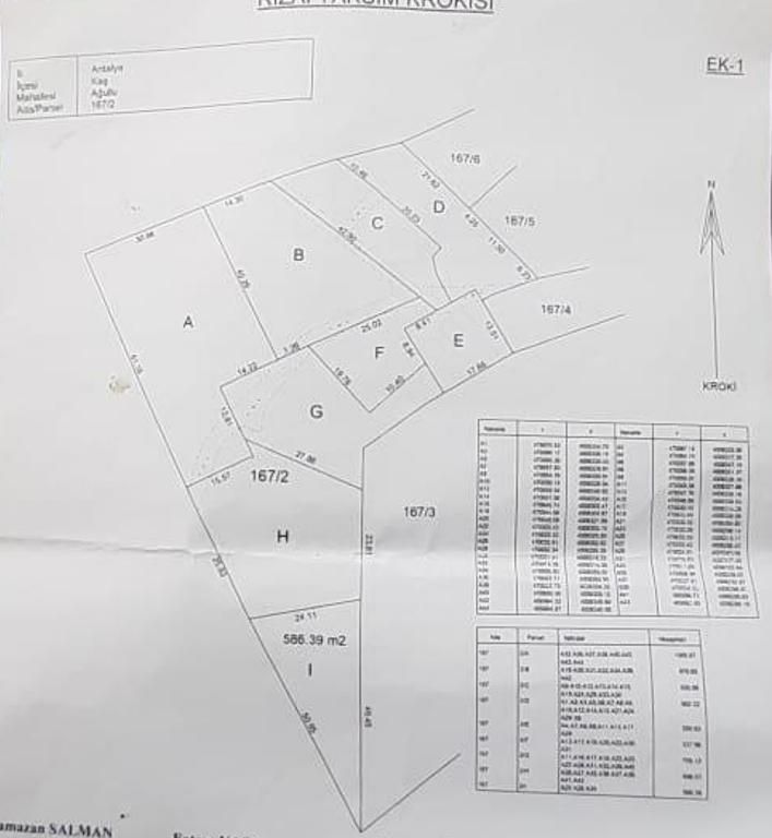 Antalya Kaş Ağullu Da Denız Manzaralı 1562 M2 Arazi - Görsel 11