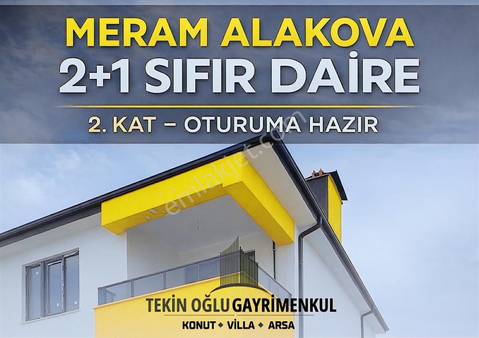 Alakova'da 2+1 2.kat Sıfır Satılıkk Geniş Daire - Görsel 2