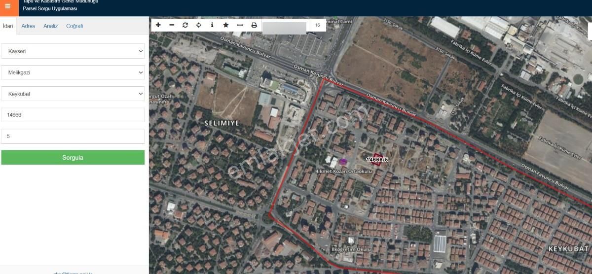 'turyap Tan Melikgazi Keykubat Ta İmarlı Arsa' - Görsel 4