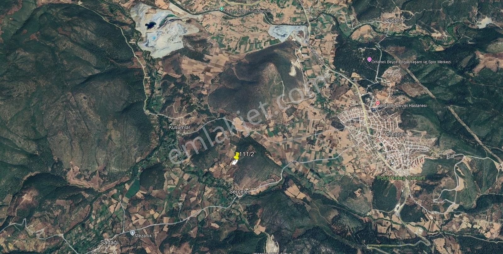 Beynil'den Bursa Orhaneli Serçeler'de 7333 M2 Satılık Tarla - Görsel 3