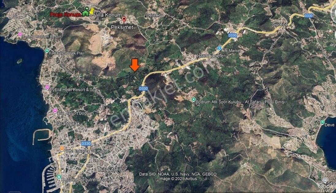 Bodrum Peksimet'te Satılık 4 Dönüm Tarla - Görsel 13
