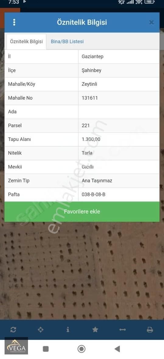 Vega Gayrimenkul Den Zeytinlide Satılık Arazi - Görsel 2