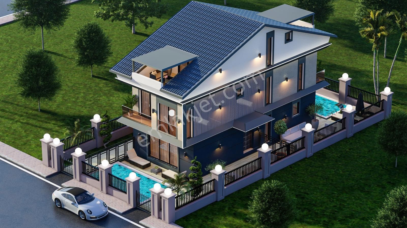 Didim Hisar Mahallesi Deniz Manzaralı Projeden Satılık Villalar - Görsel 2