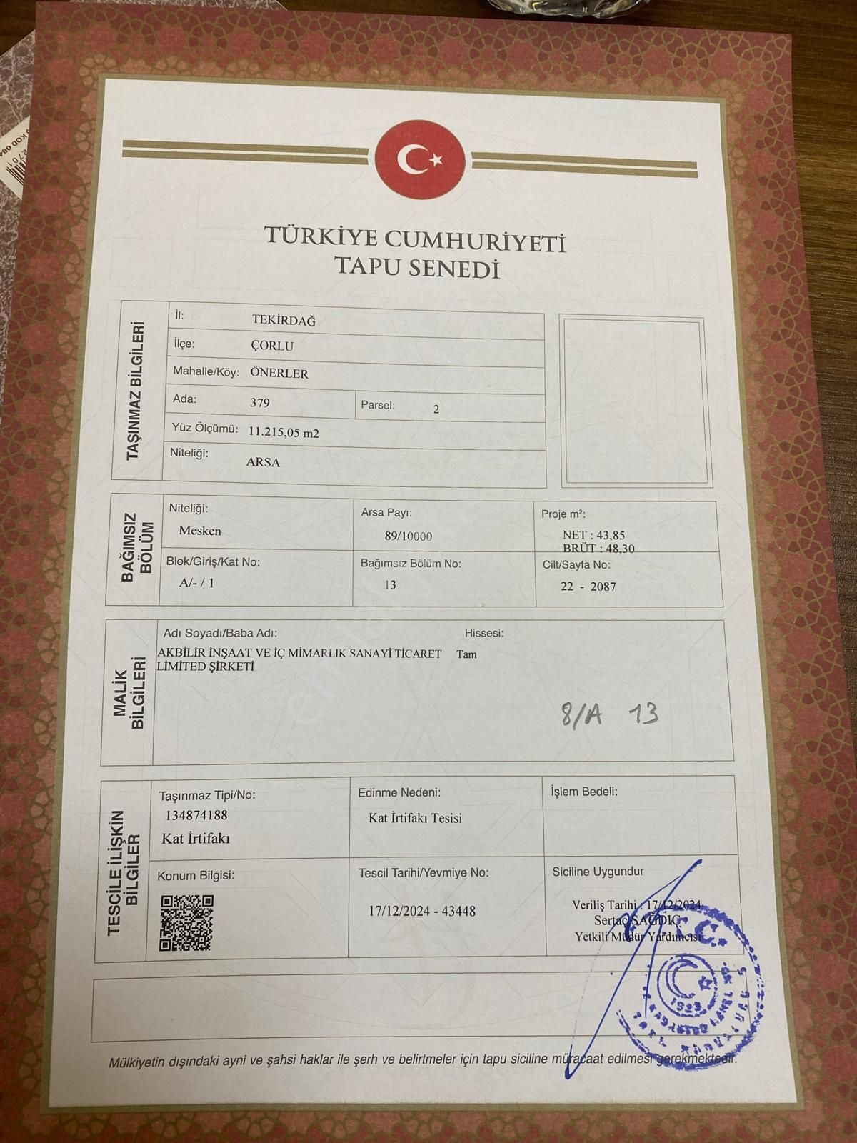 Acil Çorlu Projeden Satılık - Görsel 4