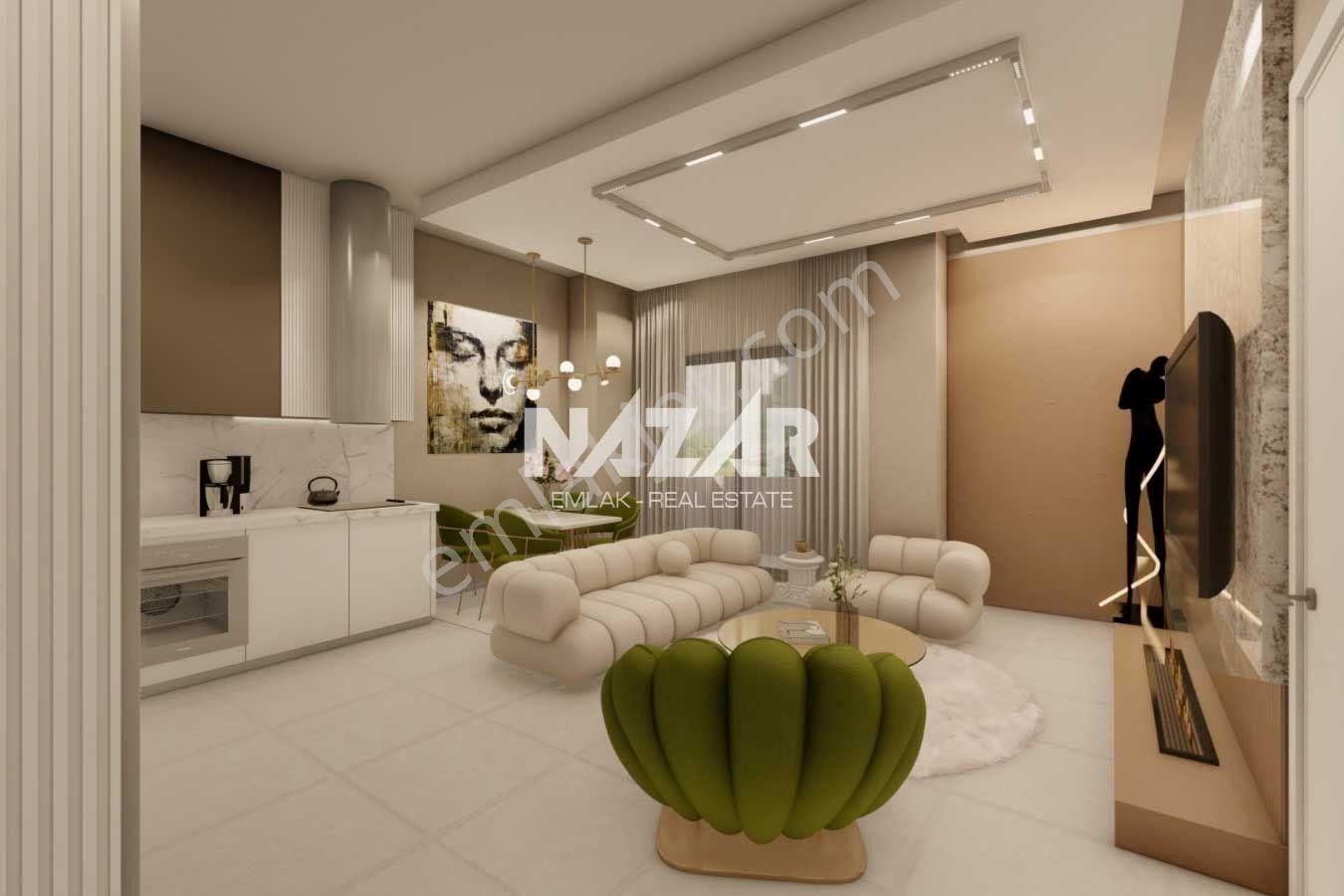 Alanya Merkez Güllerpınarı’nda Satılık 2+1 Deniz Manzaralı Daire - Görsel 2