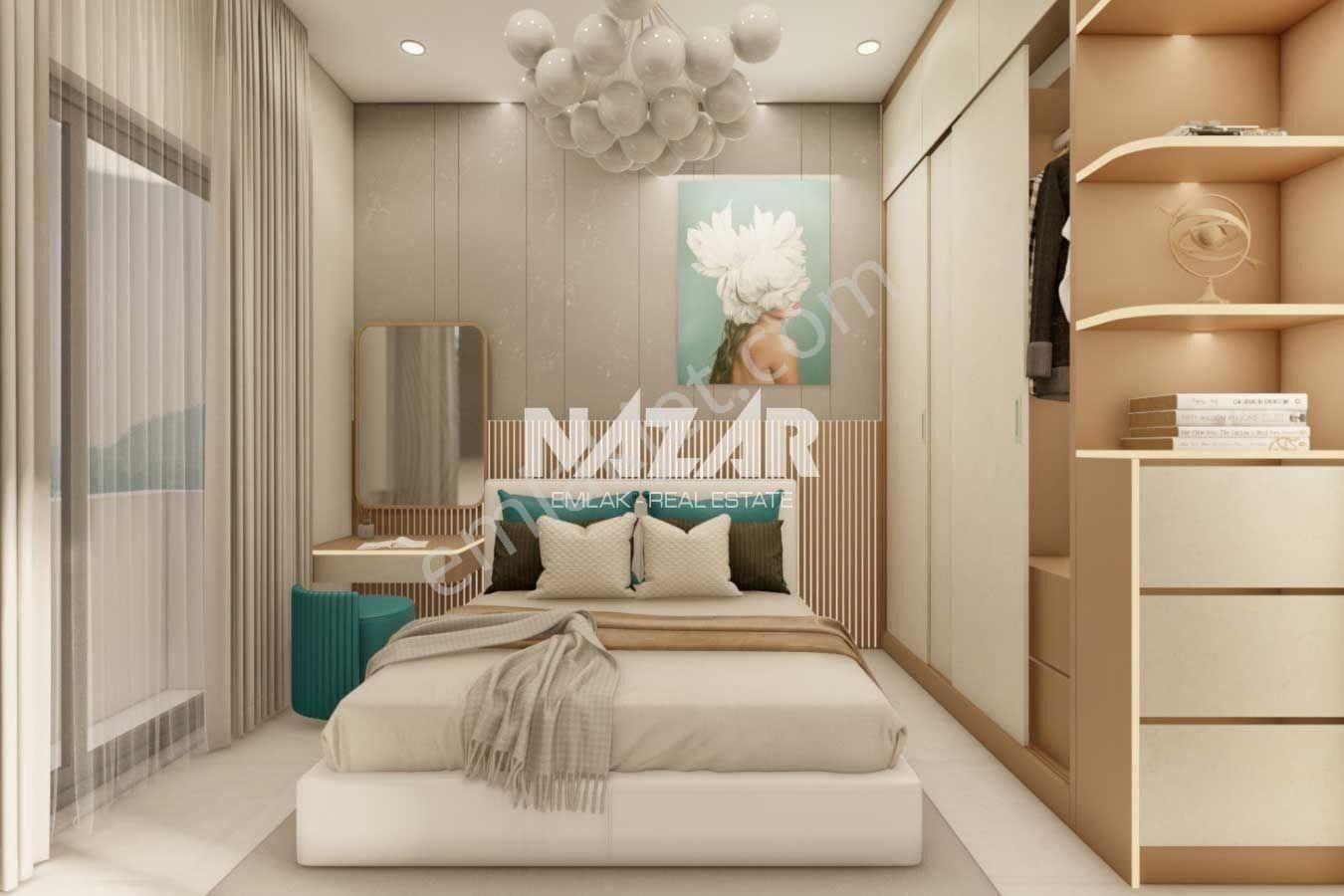 Alanya Merkez Güllerpınarı’nda Satılık 2+1 Deniz Manzaralı Daire - Görsel 16