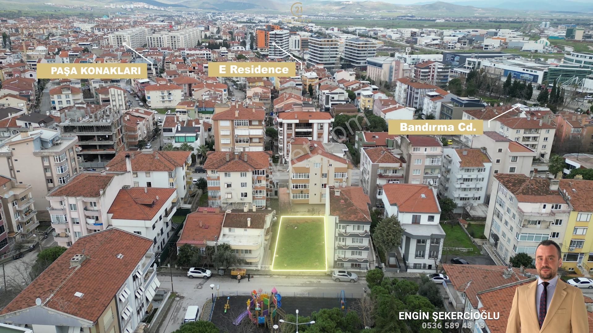 Karesi Atatürk Mahallesinde Yeşil Alan Cepheli Satılık Arsa - Görsel 2