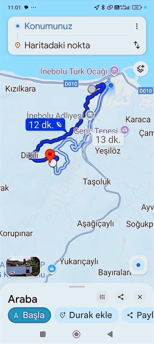 İnebolu / 5.150.m2 Köy Yerleşik Alan İçi Satılık Arsa... - Görsel 21