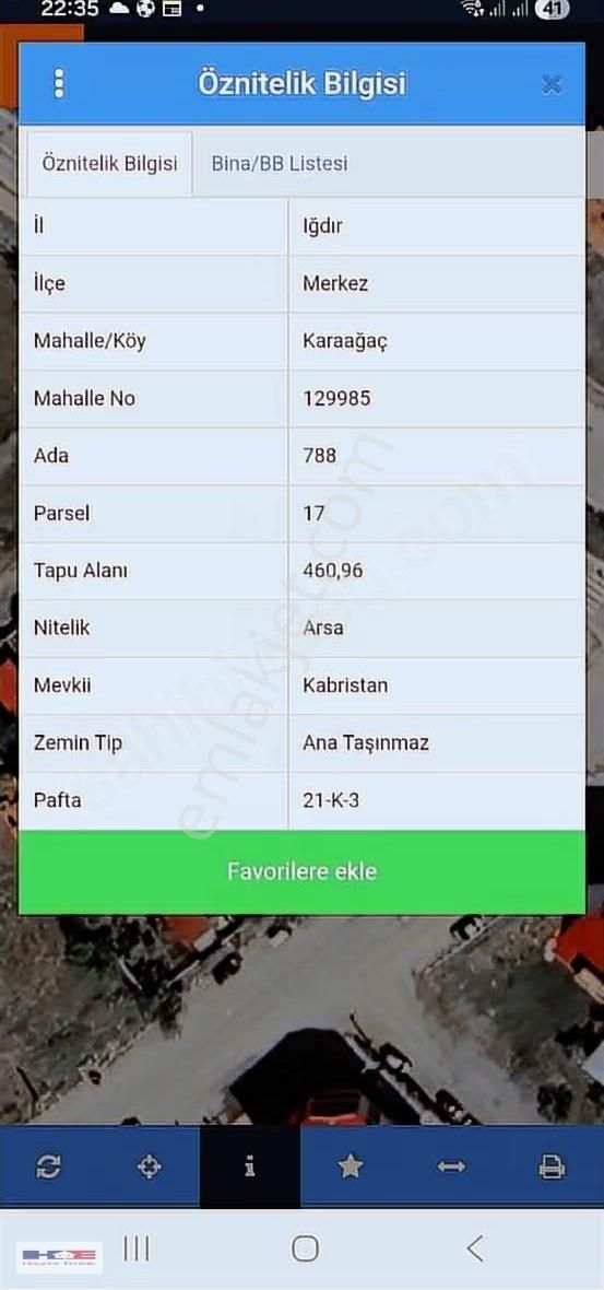 Iğdır Merkez D 80 Karayolu Üzerinde Satılık 537 Metrekare Arsa - Görsel 2