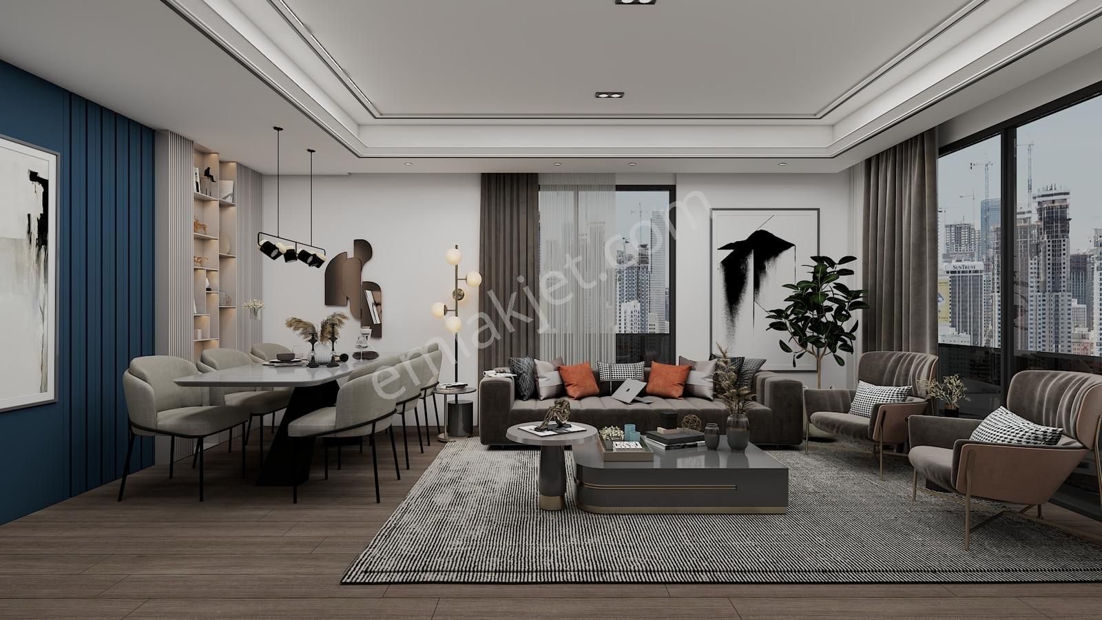 Bayraklı Manavkuyuda Kentsel Dönüşüm Projesinde Modern Yaşam - Görsel 12