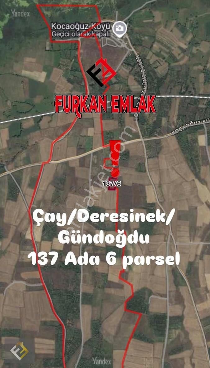 Furkan Emlaktan Çay Deresinek Köyünde Satılık Tarlalar - Görsel 9