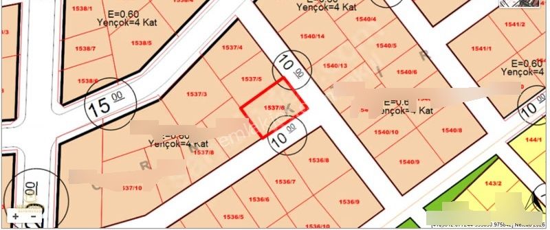 Döşemealtı Çıplaklı'da 450 M2 Köşe Parsel 4 Kat İmarlı - Görsel 6