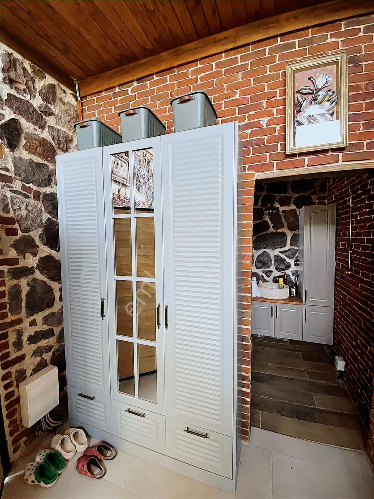 Buca Kırıklar Köyünde Satılık Lüks Loft Taş Ev Ve Arsası - Görsel 6