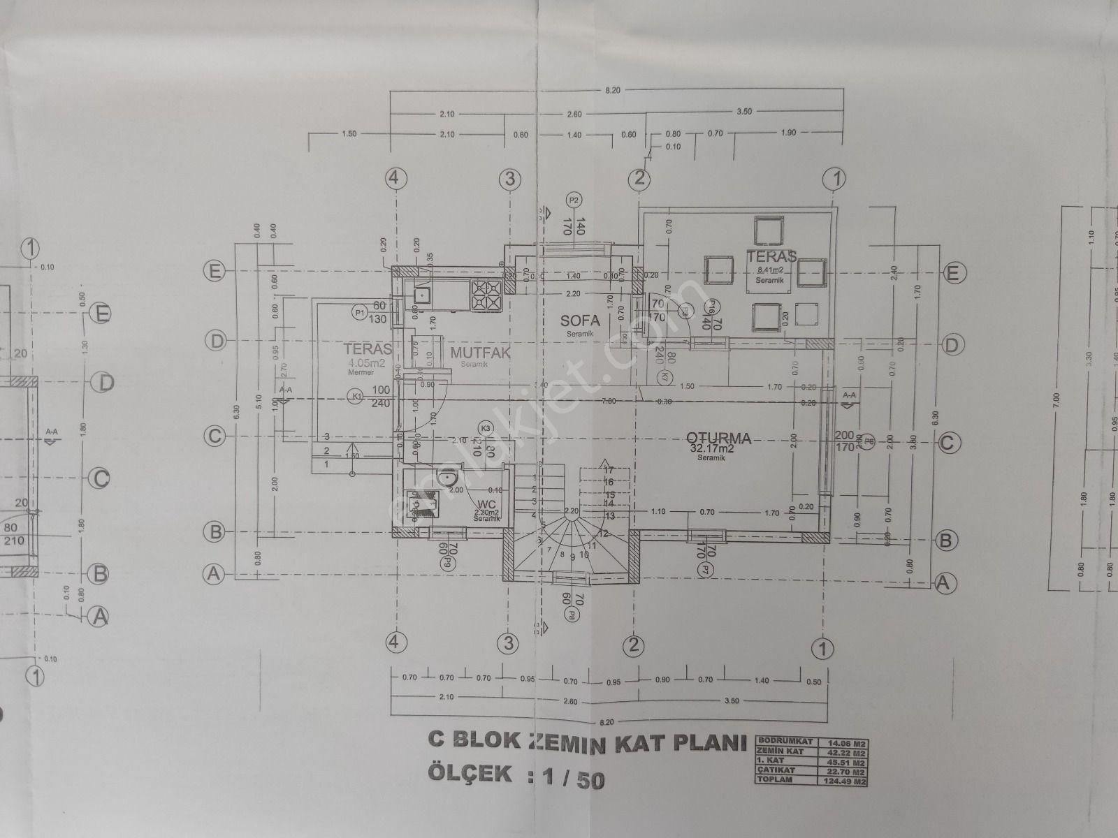 Satilik Villa Arsasi Serık Karadayida 350/141 M2 Projesi Hazir . Aankoopta Denize 4 Km. - Görsel 2