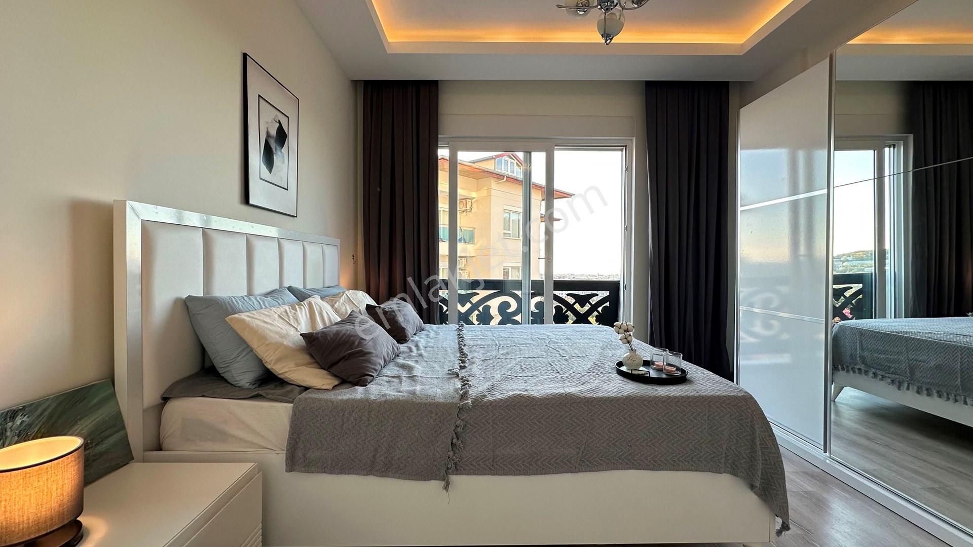 Alanya Oba’da Deniz, Kale Ve Şehir Manzaralı Lüks 2+1 Daire - Görsel 19