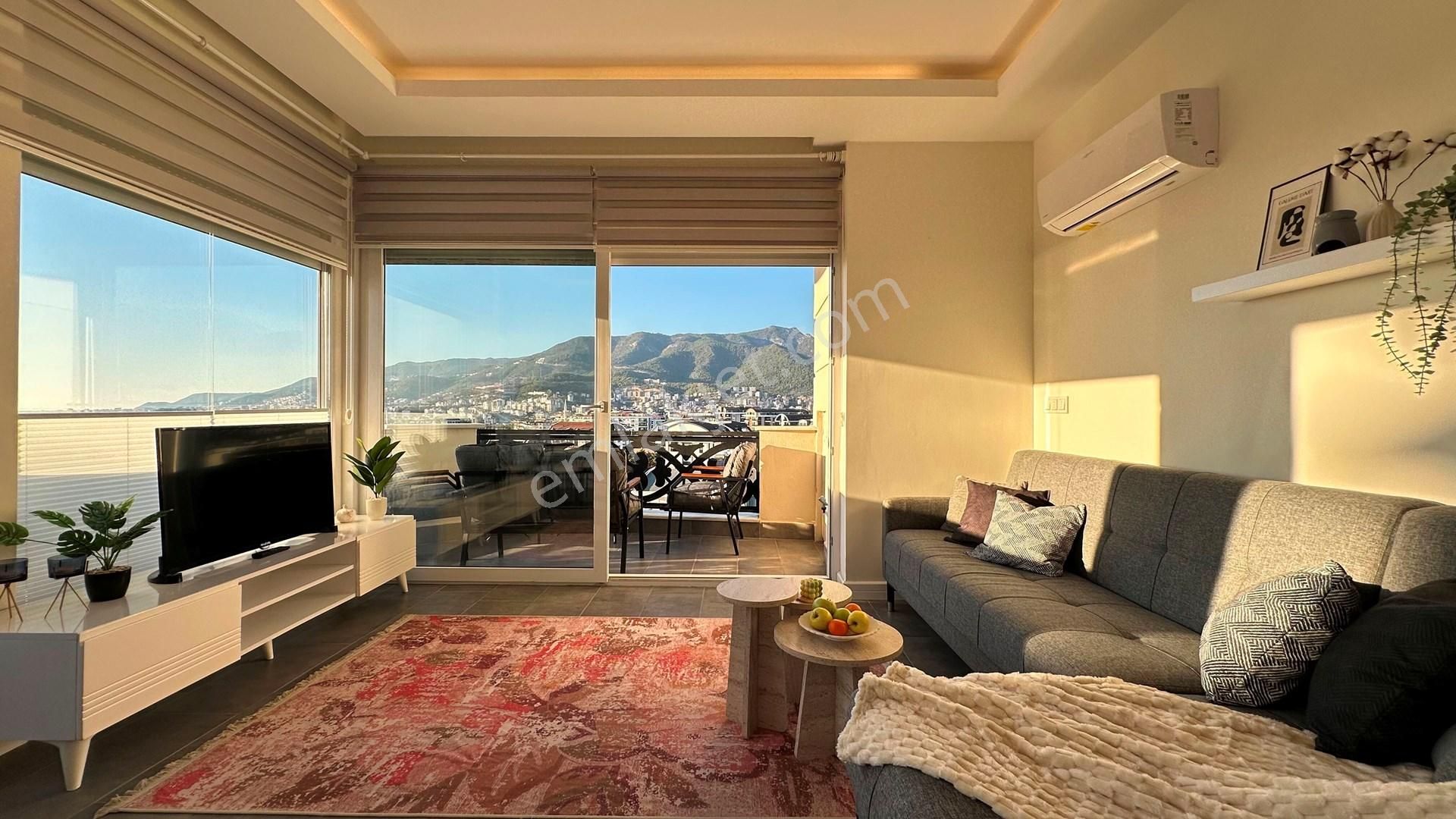 Alanya Oba’da Deniz, Kale Ve Şehir Manzaralı Lüks 2+1 Daire - Görsel 4