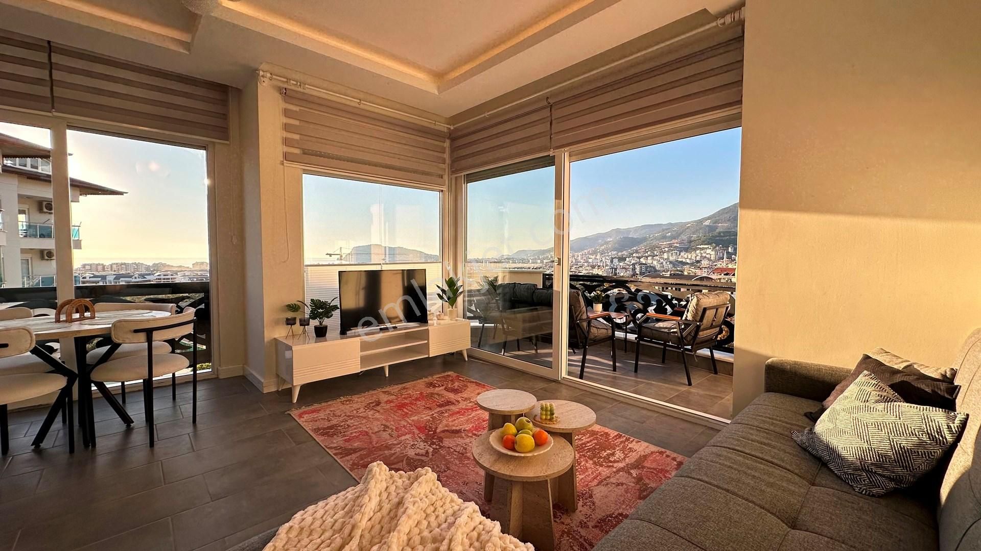 Alanya Oba’da Deniz, Kale Ve Şehir Manzaralı Lüks 2+1 Daire - Görsel 2