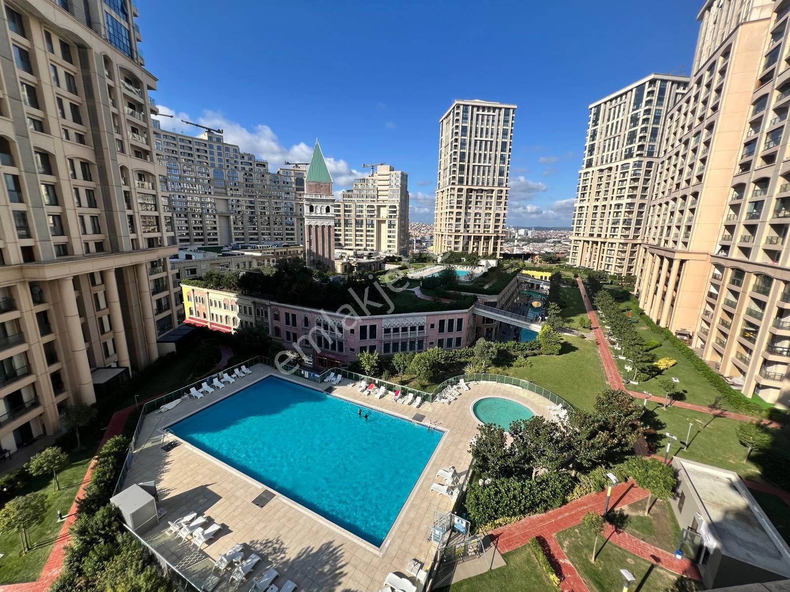 Kiptaş Venezia Mega Kiralık Boş Avm Şehir Mnzr. 3+1 Daire