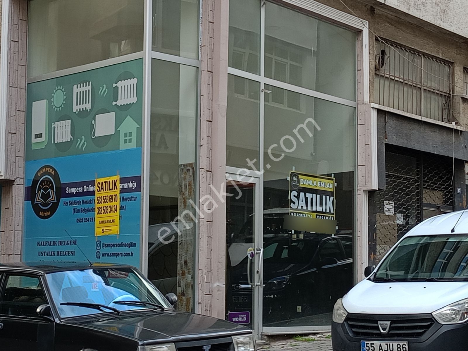 Samsun Damla Emlak Y/ö Ulugazi Mh. Köşebaşı Satılık Dükkan