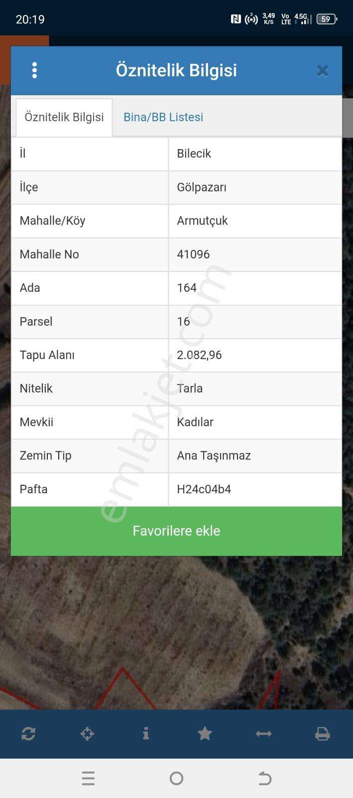Bilecik Gölpazarı Armutçuk Da Yatırım Fırsatı Tarla - Görsel 6