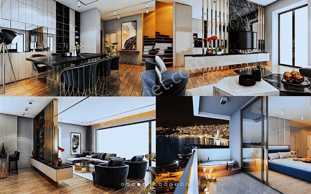 İzmir İnci Smyrna'da Deniz Manzaralı Satılık 1+1 Daire - Görsel 4