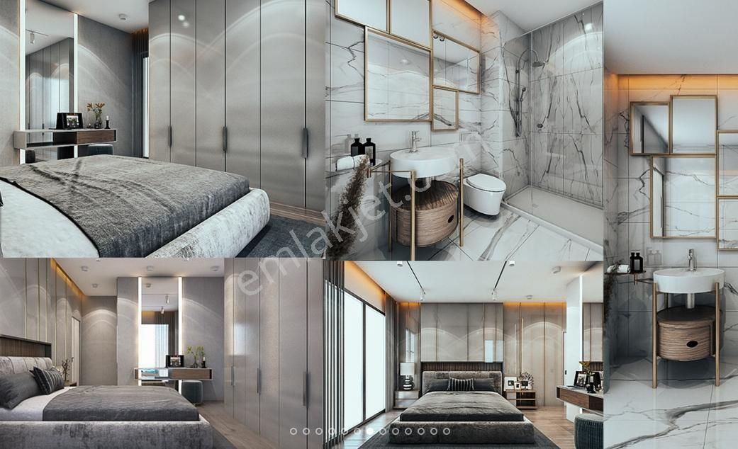 İzmir İnci Smyrna'da Deniz Manzaralı Satılık 1+1 Daire - Görsel 2