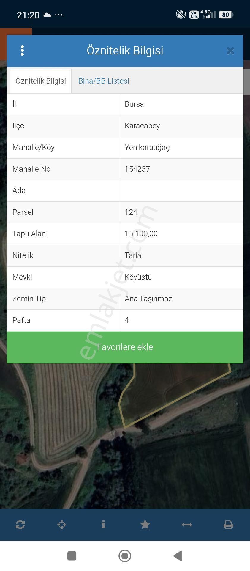 Karacabey Yenikaraağaç Mahallesi Satılık 15.100 Mt2 Tarla