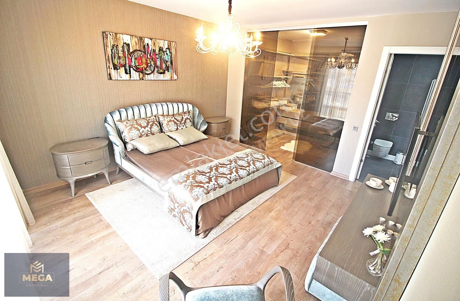 Mega'dan Çift Bloklu Site'de 3,5+1 Lüx Yapılı 7/24 Güvenlikli D.