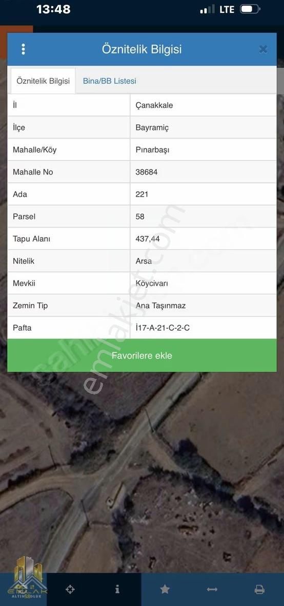 Emlak-58'den Bayramiç Pınarbaşı Köyünde 437m2 İmarlı Arsalar - Görsel 28