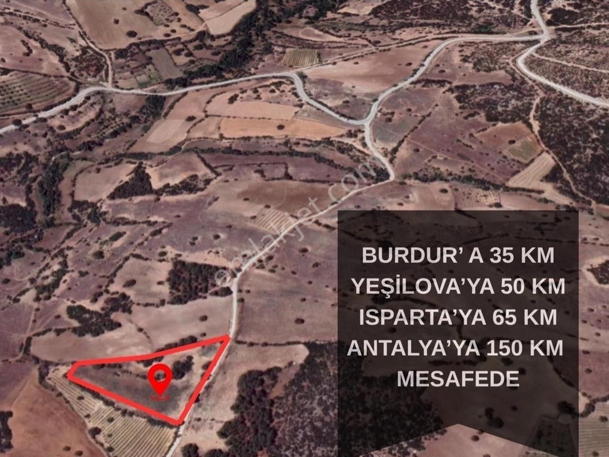 Burdur Yaylabelinde Emsallerinin En Ucuzu 13 Dönüm Satılık Tarla - Görsel 4
