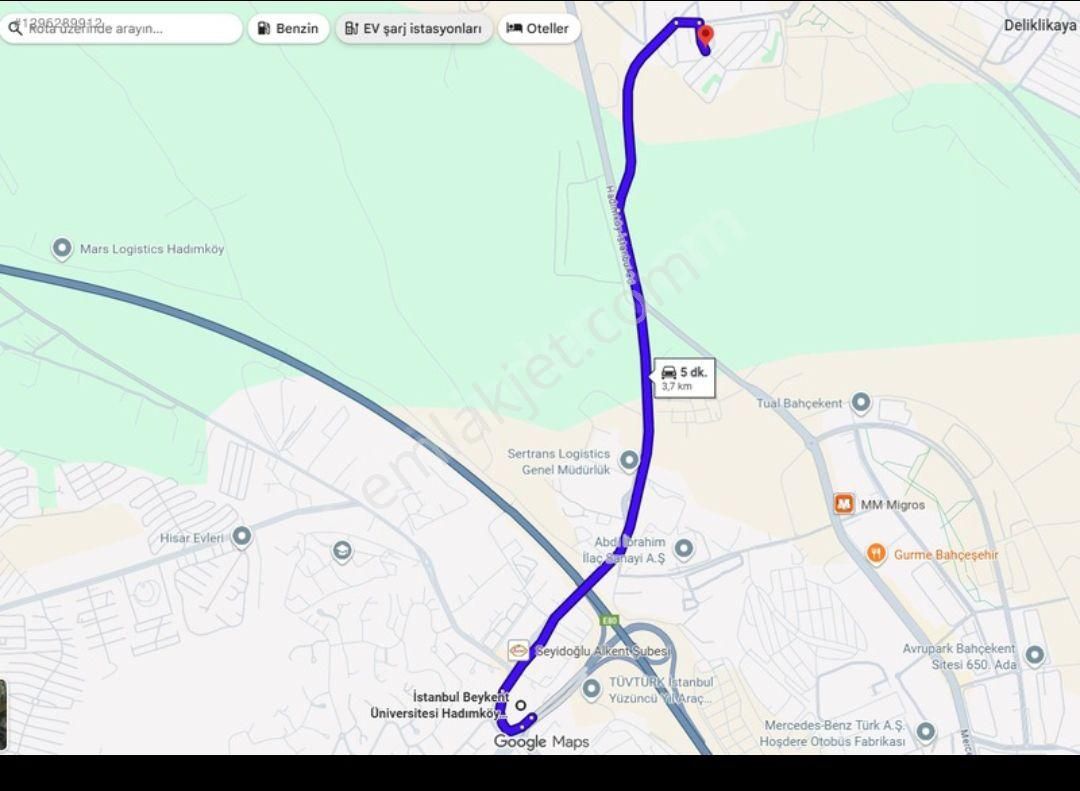 Sahibinden Hadımköy Kiptaş 2. Etap Balkonlu Daire(boş) - Görsel 19