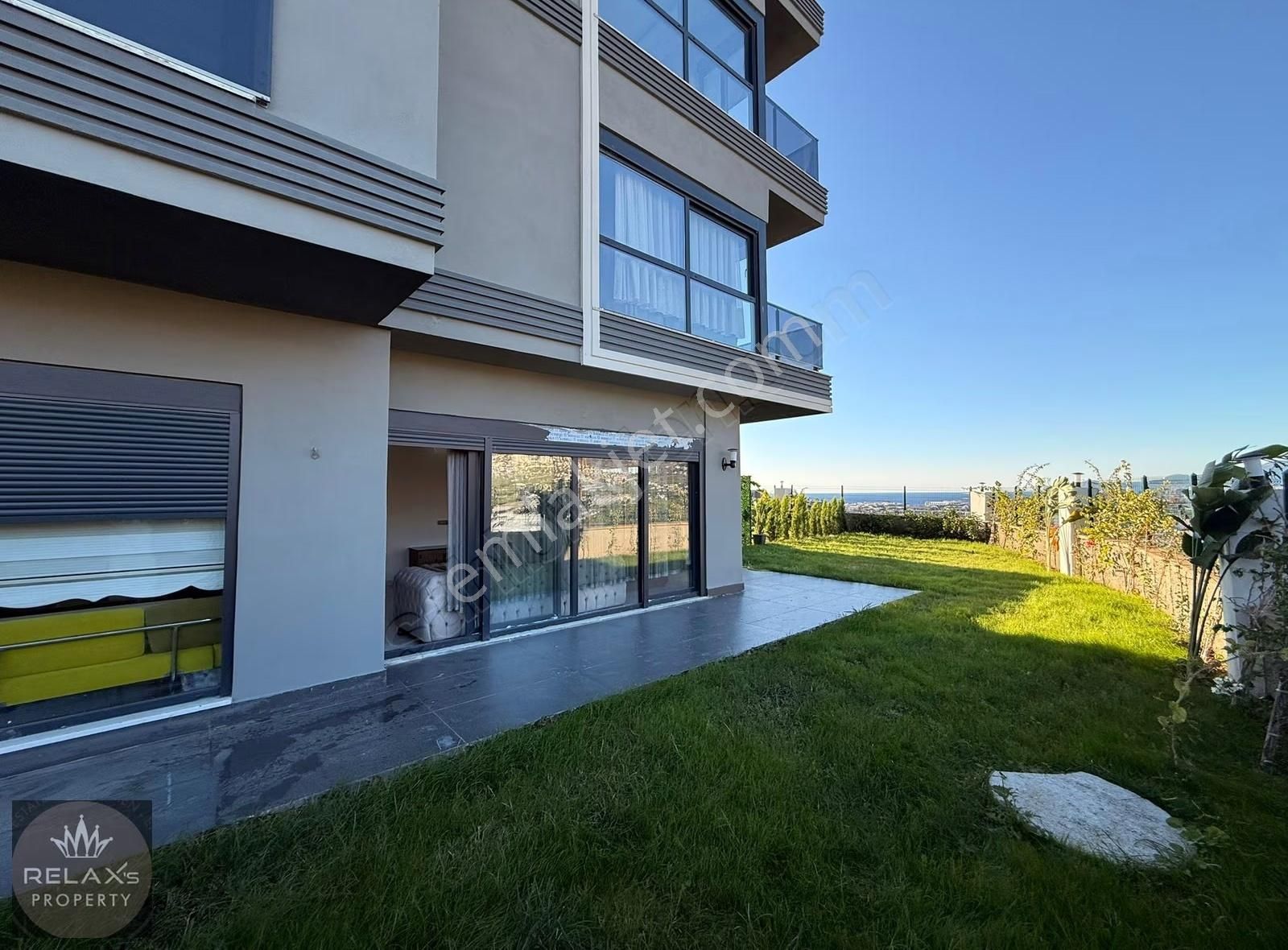 Kargıcak Bölgesi Full Deniz Manzaralı 2+1 Bahçe Dublex Dairemiz - Görsel 12