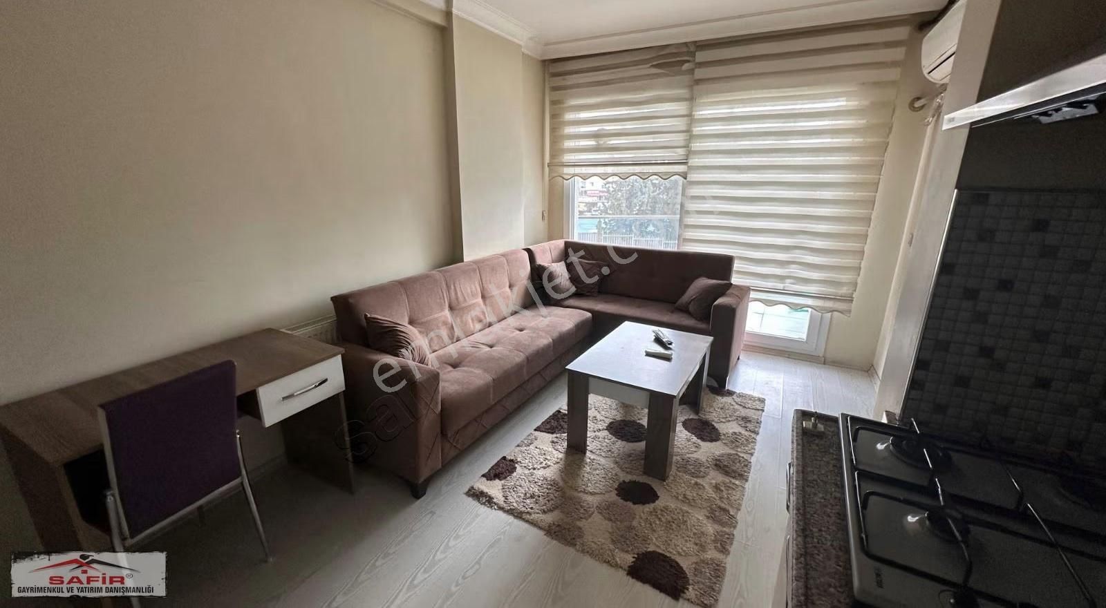 Safir' Den Doğal Gazlı/klimalı Full Eşyalı Kiralık Daire