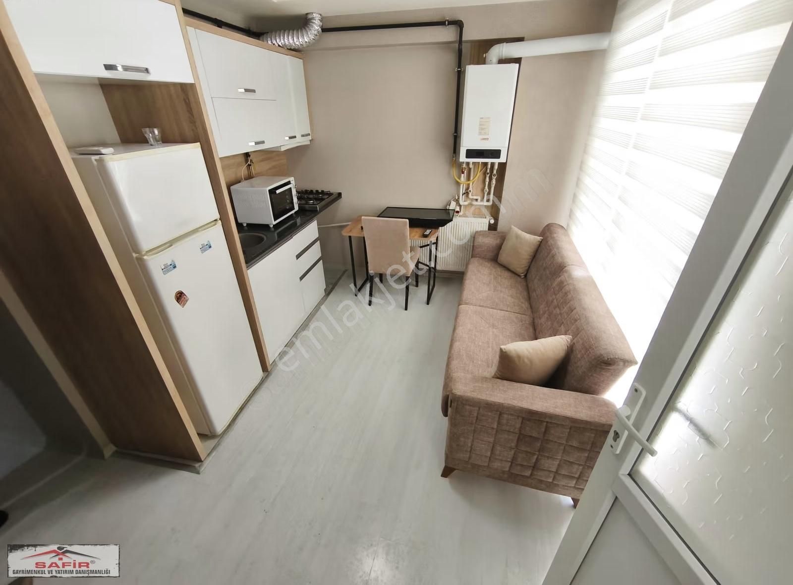 Safir' Den 1+1 Eşyalı Doğal Gazlı/klimalı Kiralık Daire