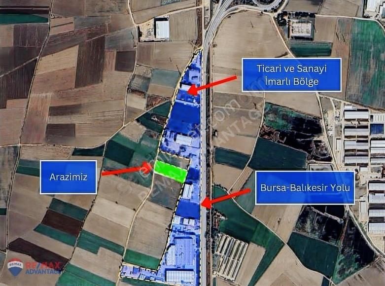 Remax Advantagedan Ticari Ve Sanayi İmar Dibinde Satılık Arazi - Görsel 9