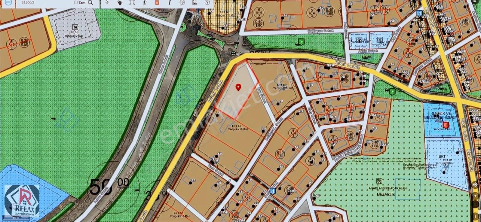 Relax'tan Süper Konumlu 1.6 Emsal Site Arsası Caddeye 300 Metre - Görsel 14