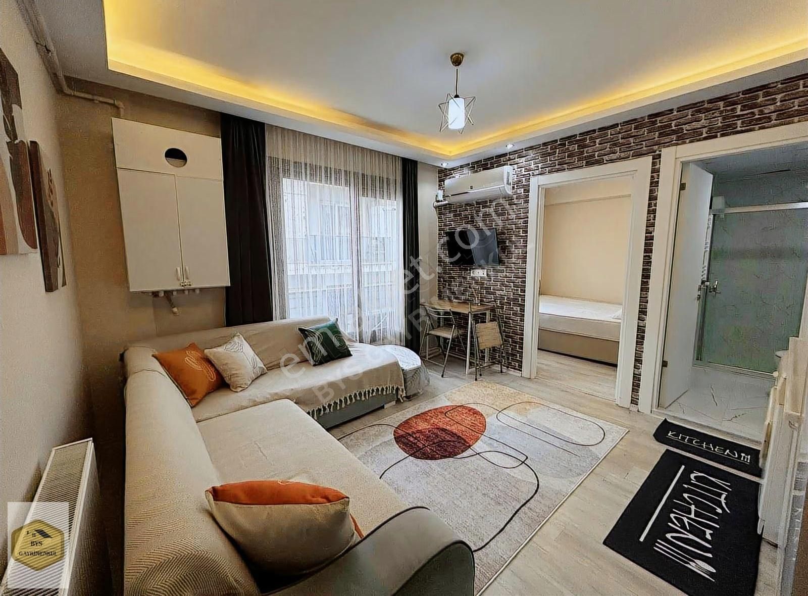 Bys'den Üniversiteye Yürüme Mesafesi Kiralık Eşyalı 1+1 Daire - Görsel 11