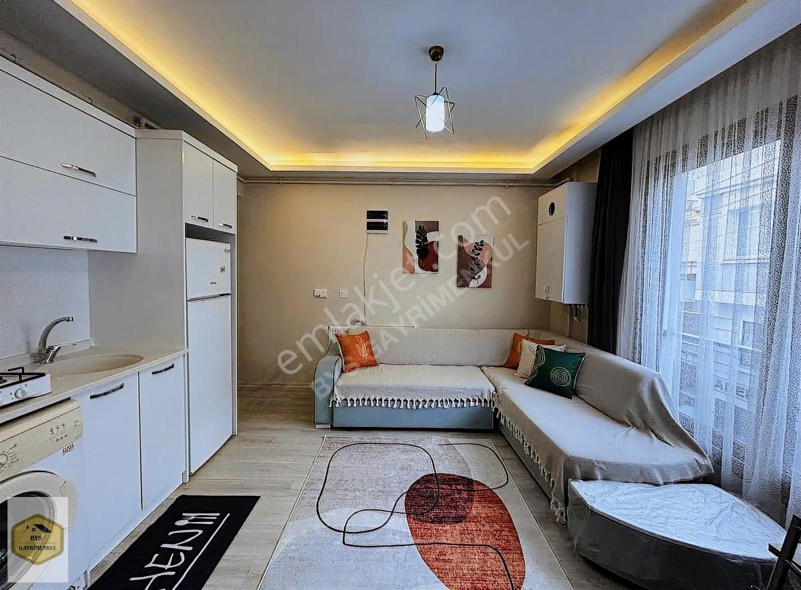 Bys'den Üniversiteye Yürüme Mesafesi Kiralık Eşyalı 1+1 Daire - Görsel 2