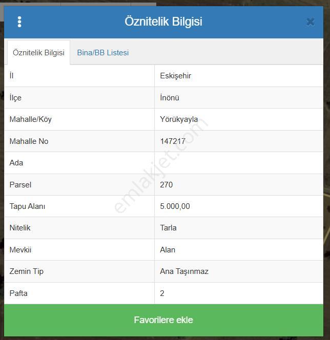 🌾köy İçi İnönü Yörükyayla Mah.’de 5 Dönüm Satılık Tarla - Görsel 2
