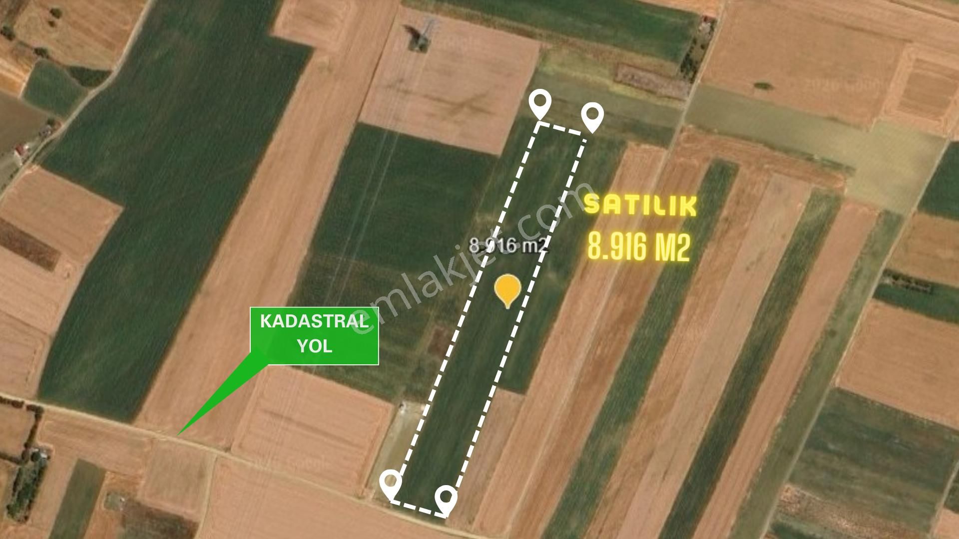 Değirmenköy'de Kadastral Yola Cepheli 8.916 M2 Yatırımlık Tarla - Görsel 3