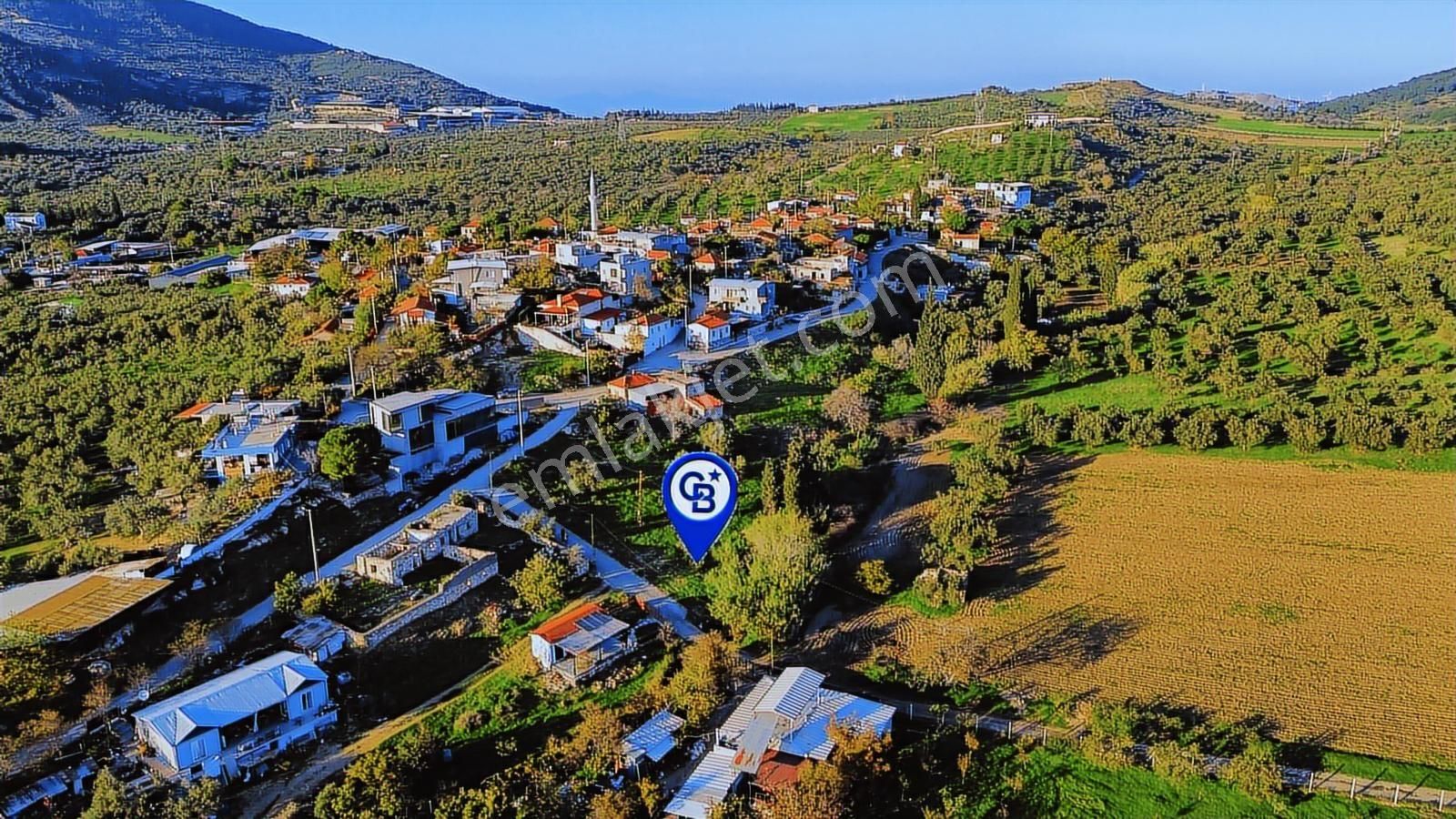 Foça Yeniköy'de Köy Merkezine Yakın Satılık Tarla