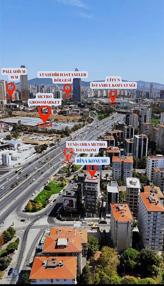 Sahrayıcedit E5 Lokasyonunda Yeni Yapı Kiralık Ofis Katı 185m2 - Görsel 22