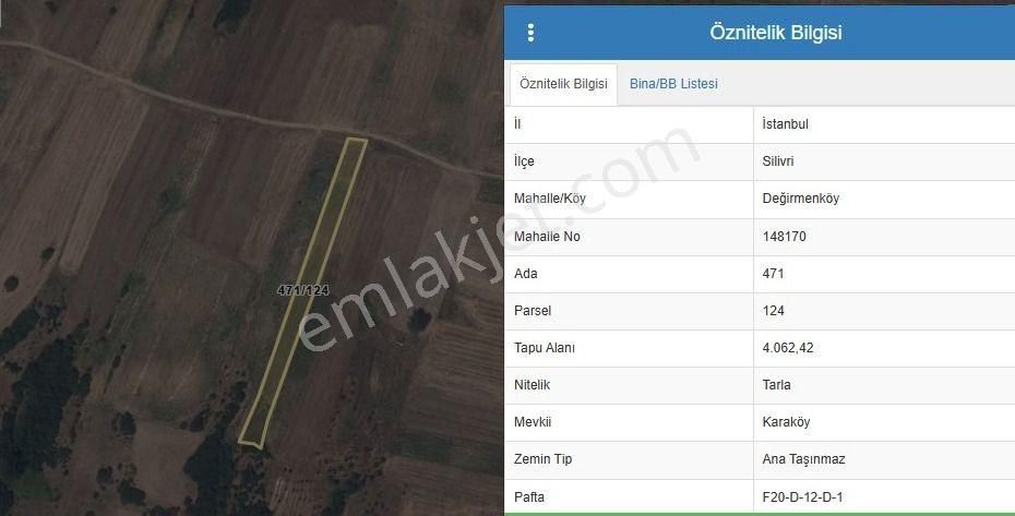 Silivri Değirmenköy Karaköy Mevkiinde 4.062 M2 Yatırımlık Tarla - Görsel 9